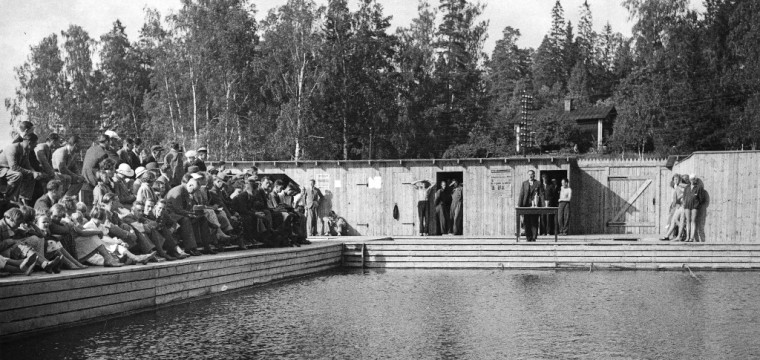 Invigningen av Lillåbadet 26 juli 1936, bild 1