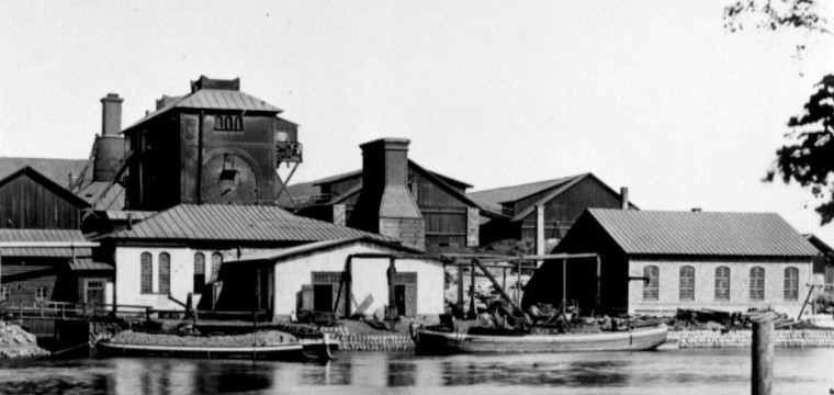 3, Västanfors hytta, foto från 1890-talet