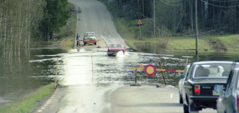 14 maj -77, översvämning i Kolpebo