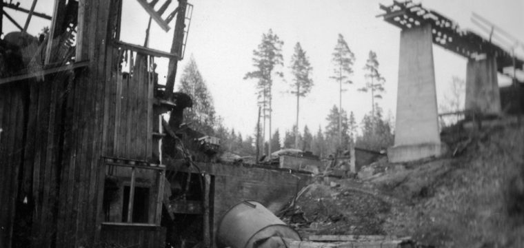 Efter branden i Stortägtverket, år 1953 2