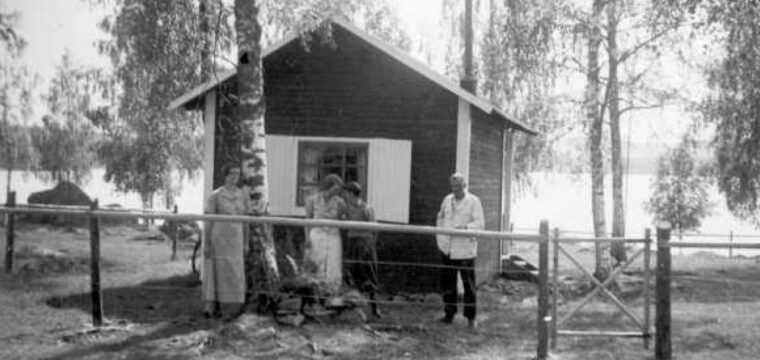Familjen Aldrins stuga 1935