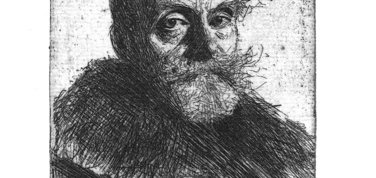 Christian Aspelin, etsning av Anders Zorn 1885