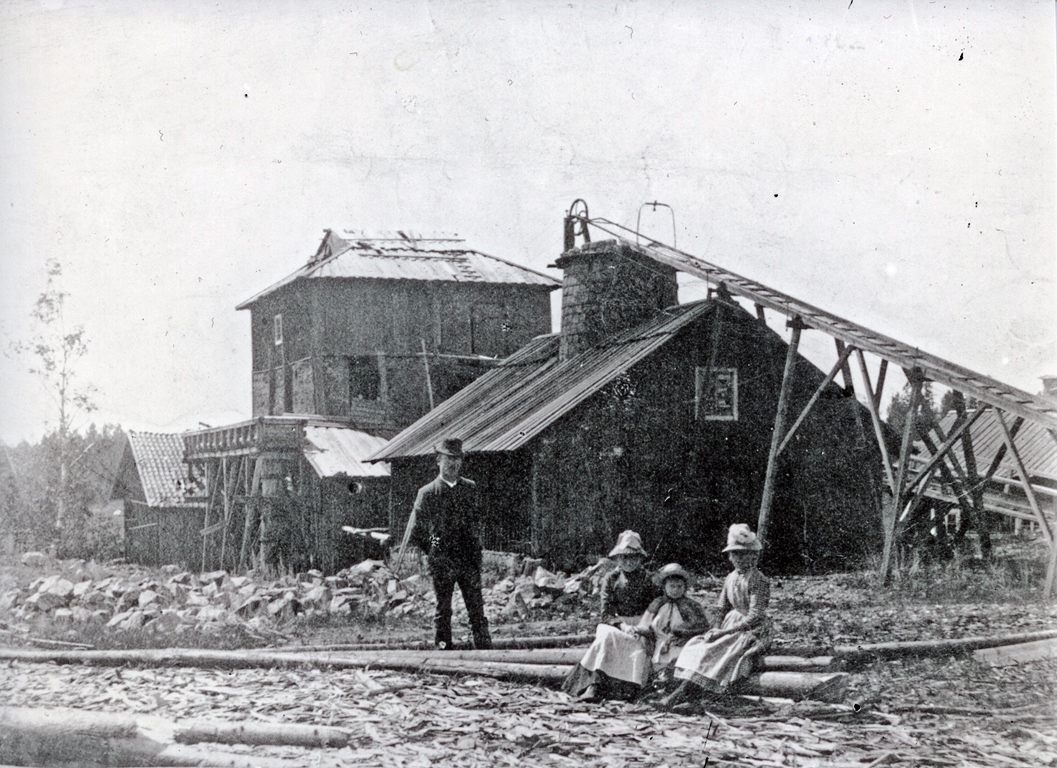 Bråfors hytta. foto från 1890-talet