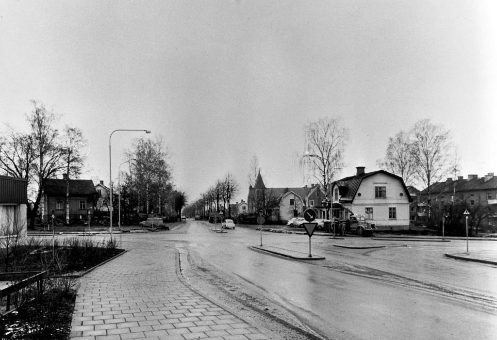 Byxkröken mot Dalavägen söderut, slutet på 60-talet