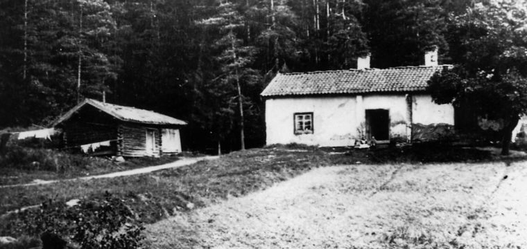 Fälleberg, revs när Fagersta stenskola byggdes 1909. foto 1903