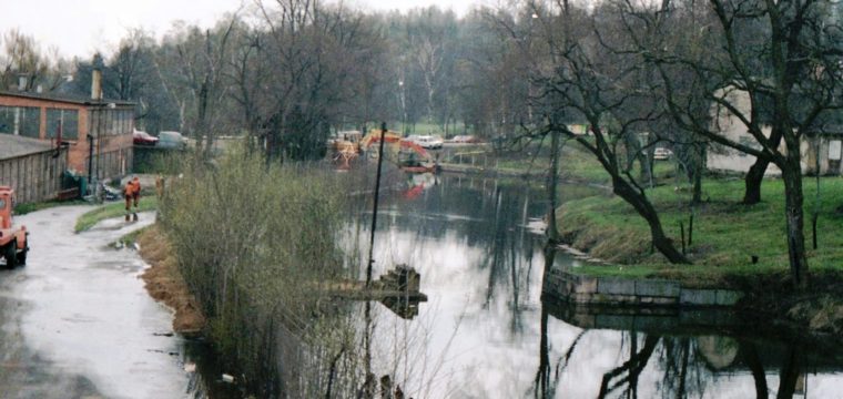 11 maj -77, översvämning av kanalen vid Fagersta