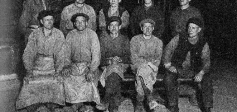 Martinverket personal vid ugn nr 8, 1930