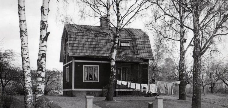 Dalavägen 36, Axel Ahlbergs hus, foto 1950
